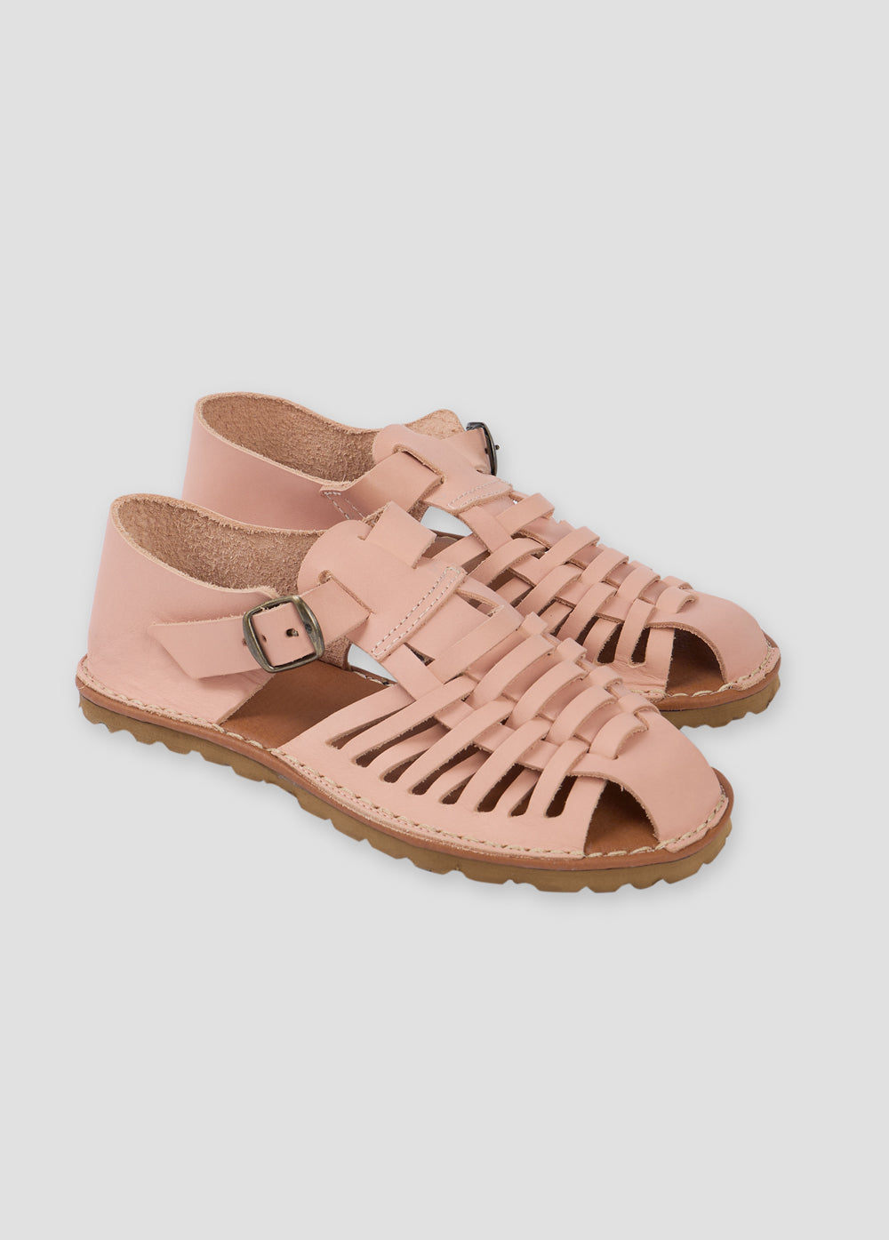 Leather Summer Sandals Naturale